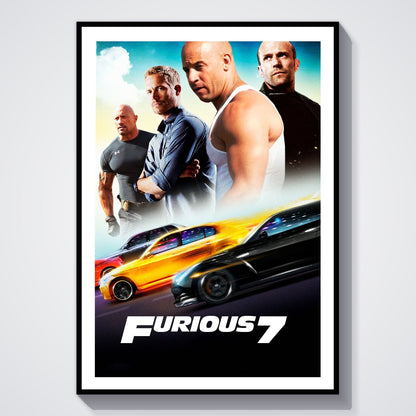 Flex Designs Poster Furious 7 Classic 8 x 10" Home Goods - Movie 2015 Movie Poster
