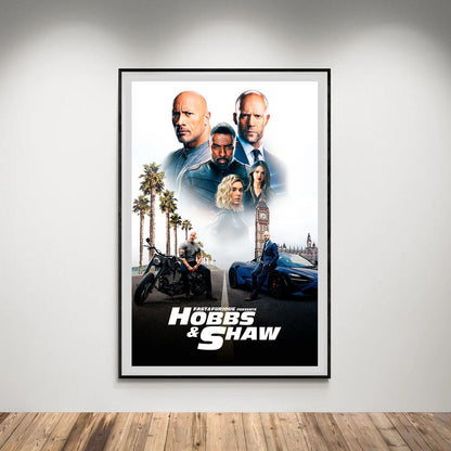Flex Designs Poster Fast Furious Presents Hobbs Shaw Classic 5 x 7" Home Goods - Movie 2019 Movie Poster