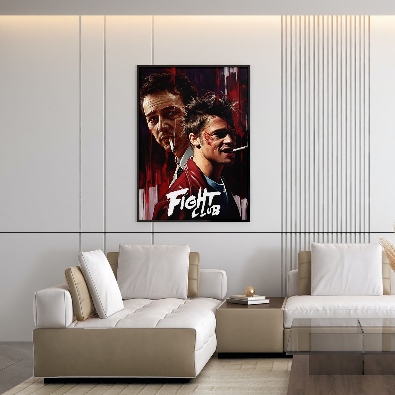 Flex Designs Poster Fight Club Cinematic 5 x 7" Home Goods - Movie 1999 Movie Poster