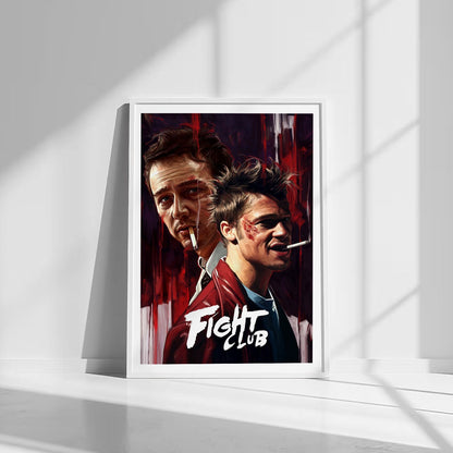 Flex Designs Poster Fight Club Cinematic 8 x 10" Home Goods - Movie 1999 Movie Poster