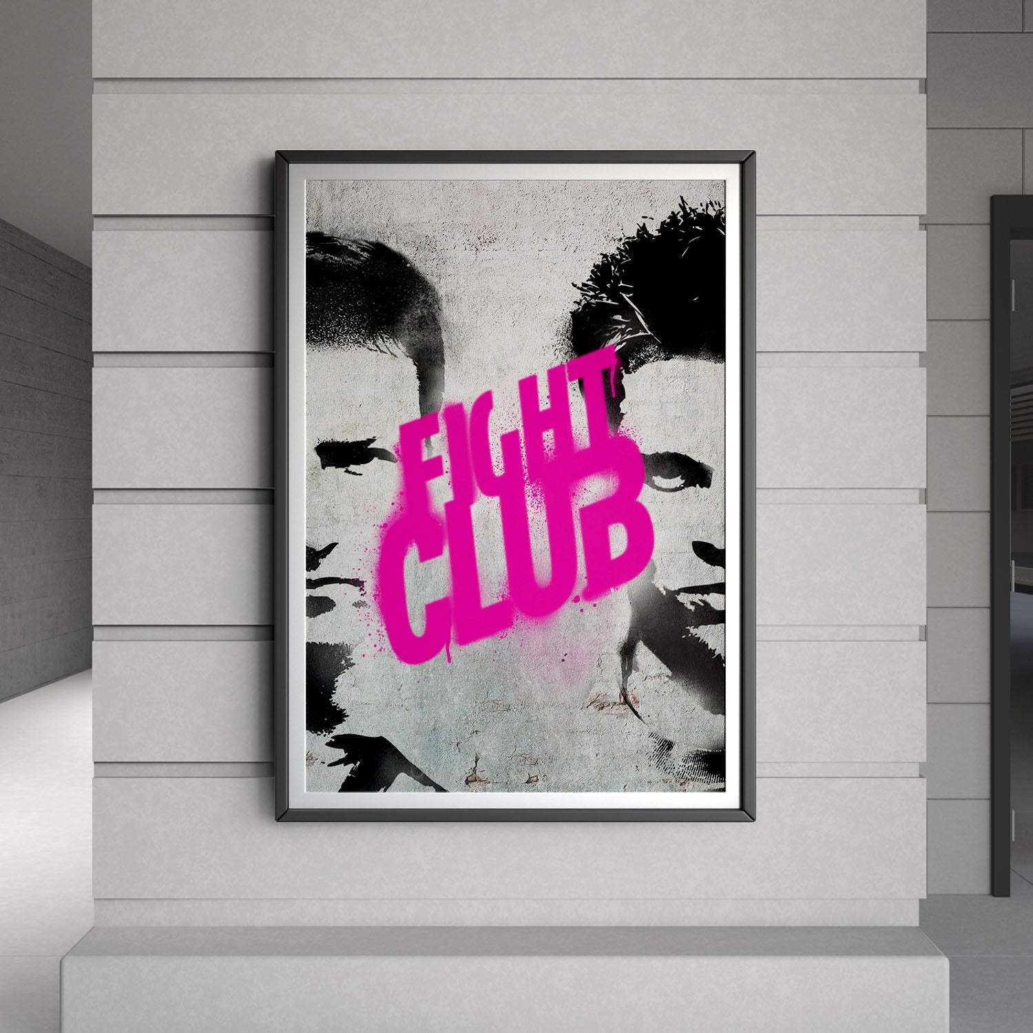 Flex Designs Poster Fight Club Theatrical 8 x 10" Home Goods - Movie 1999 Movie Poster