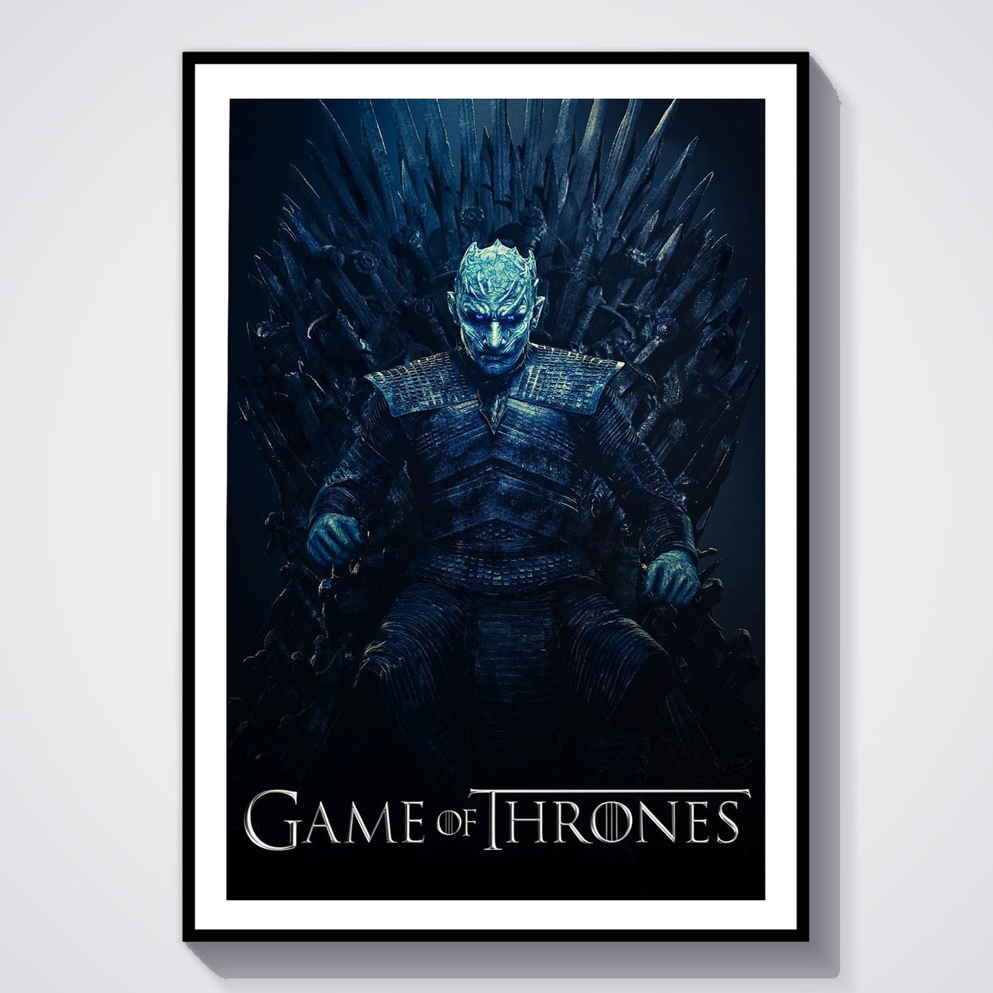 Flex Designs Poster Game of Thrones Night King Classic 8 x 10" Home Goods - TV Show 2011 TV Show Poster