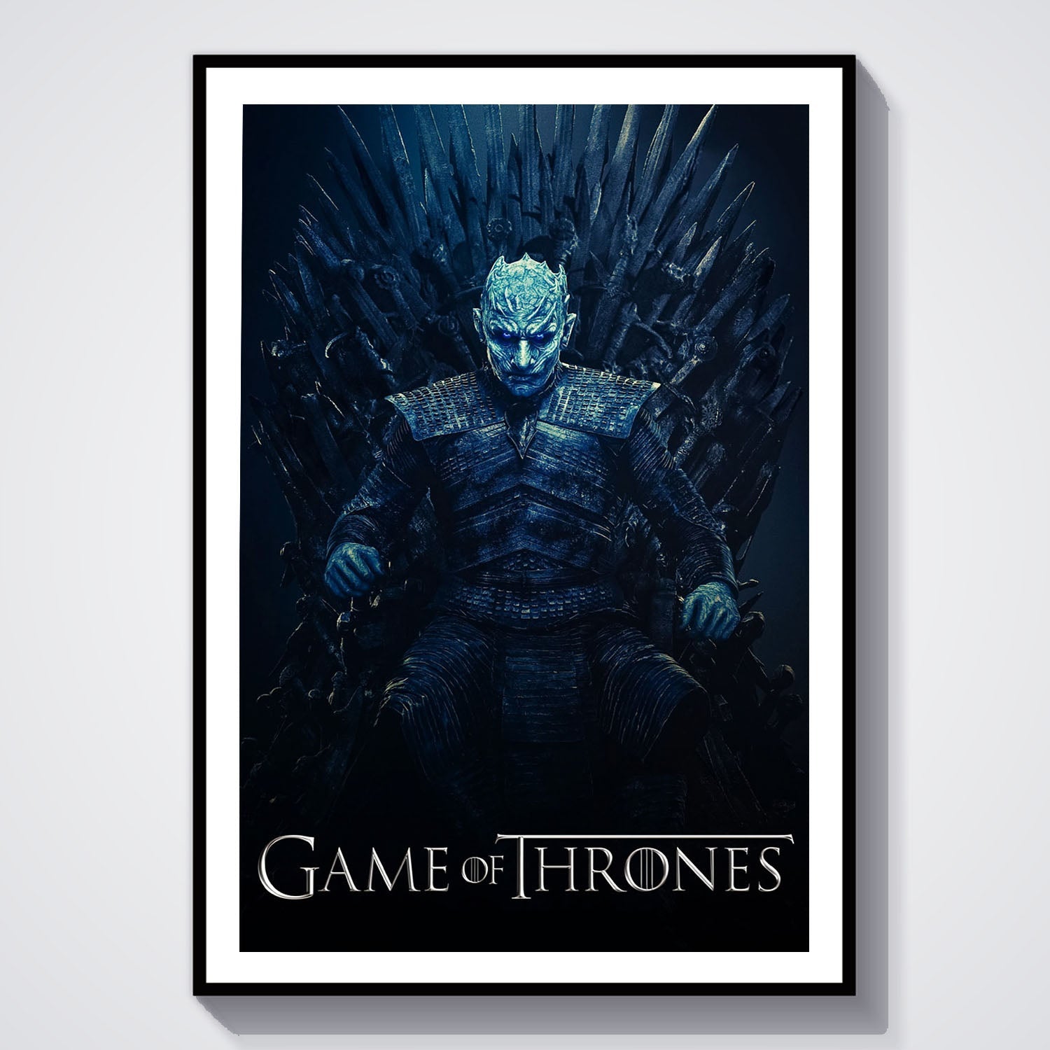 Flex Designs Poster Game of Thrones Night King Classic 8 x 10" Home Goods - TV Show 2011 TV Show Poster