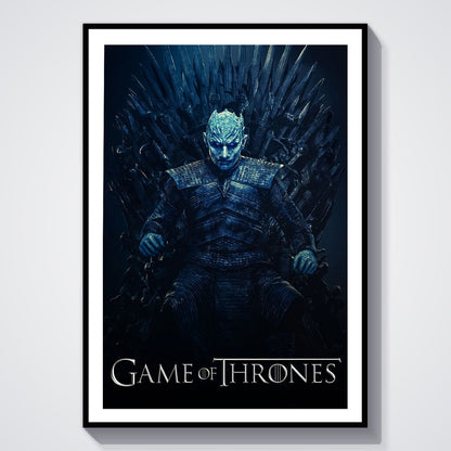 Flex Designs Poster Game of Thrones Night King Classic 8 x 10" Home Goods - TV Show 2011 TV Show Poster