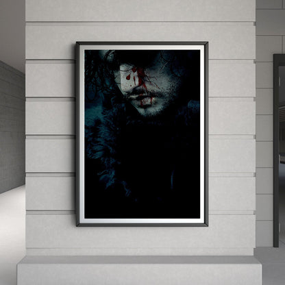 Flex Designs Poster Game of Thrones Jon Snow 8 x 10" Home Goods - TV Show 2011 TV Show Poster