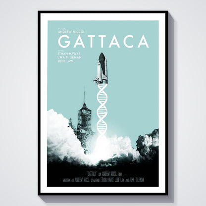 Flex Designs Poster Gattaca 8 x 10" Home Goods - Movie 1997 Movie Poster