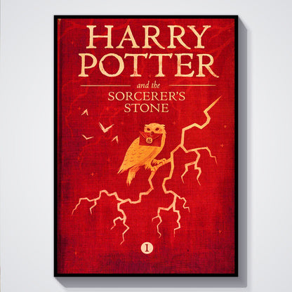 Flex Designs Poster Harry Potter and the Philosophers Stone Bookcover 5 x 7" Home Goods - Movie 2001 Movie Poster