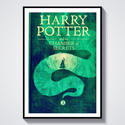 Flex Designs Poster Harry Potter and the Chamber of Secrets Bookcover 8 x 10" Home Goods - Movie 2002 Movie Poster