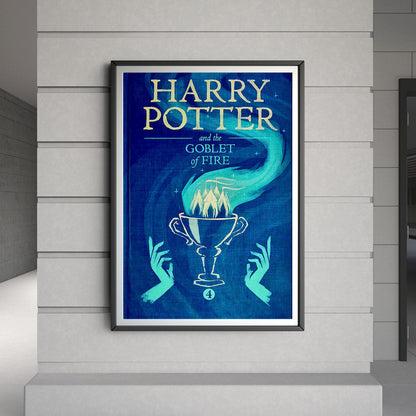 Flex Designs Poster Harry Potter and the Goblet of Fire Bookcover 8 x 10" Home Goods - Movie 2005 Movie Poster