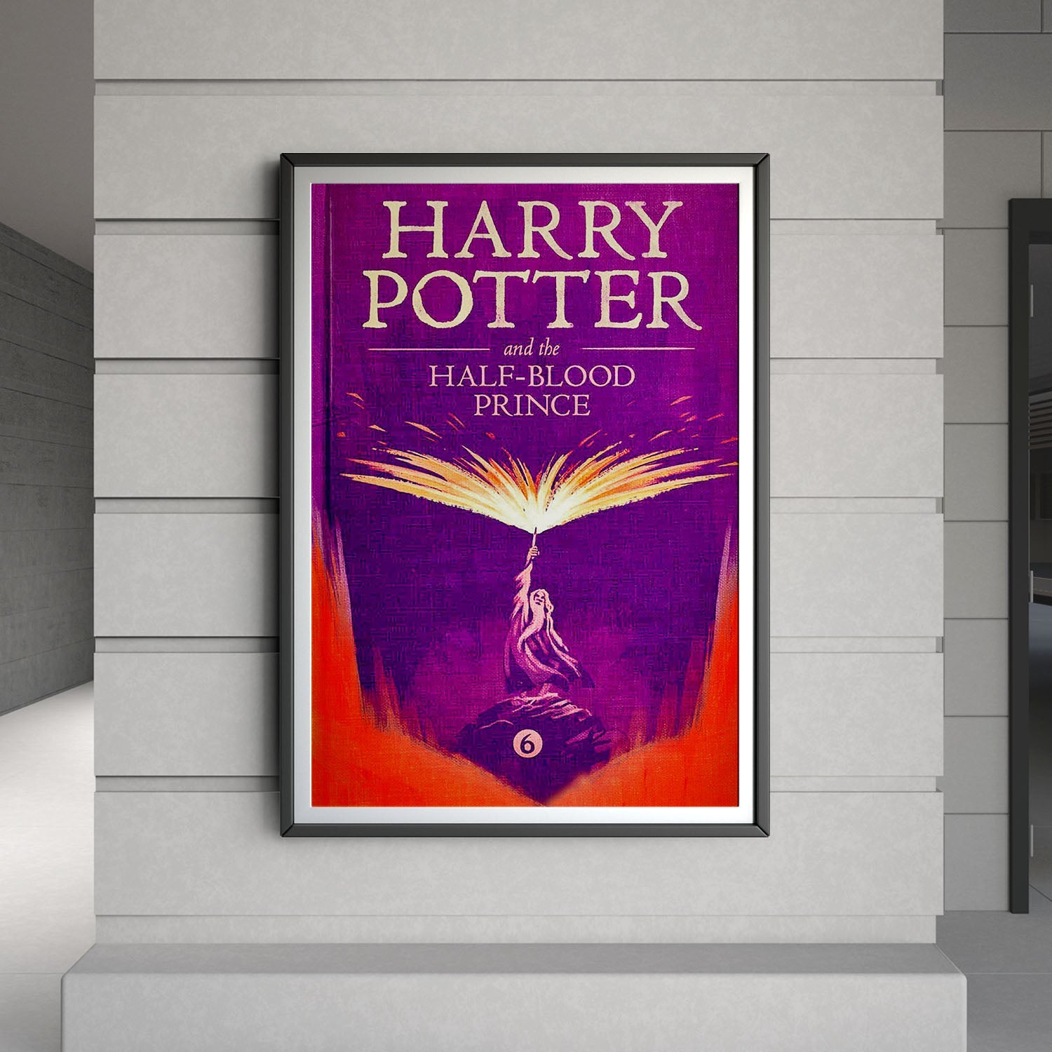 Flex Designs Poster Harry Potter and the Half-Blood Prince Bookcover 8 x 10" Home Goods - Movie 2009 Movie Poster