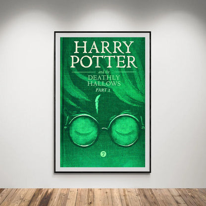 Flex Designs Poster Harry Potter and the Deathly Hallows Part 1 Bookcover 5 x 7" Home Goods - Movie 2010 Movie Poster