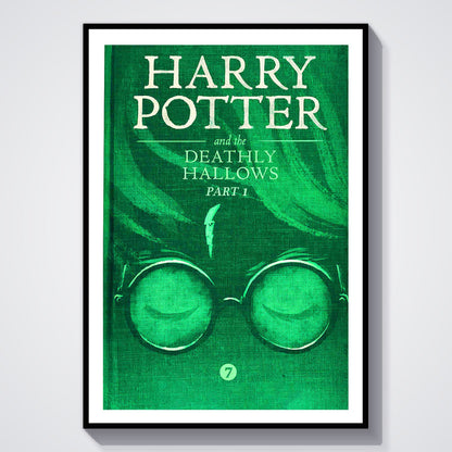 Flex Designs Poster Harry Potter and the Deathly Hallows Part 1 Bookcover 8 x 10" Home Goods - Movie 2010 Movie Poster