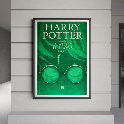 Flex Designs Poster Harry Potter and the Deathly Hallows Part 1 Bookcover 8 x 10" Home Goods - Movie 2010 Movie Poster