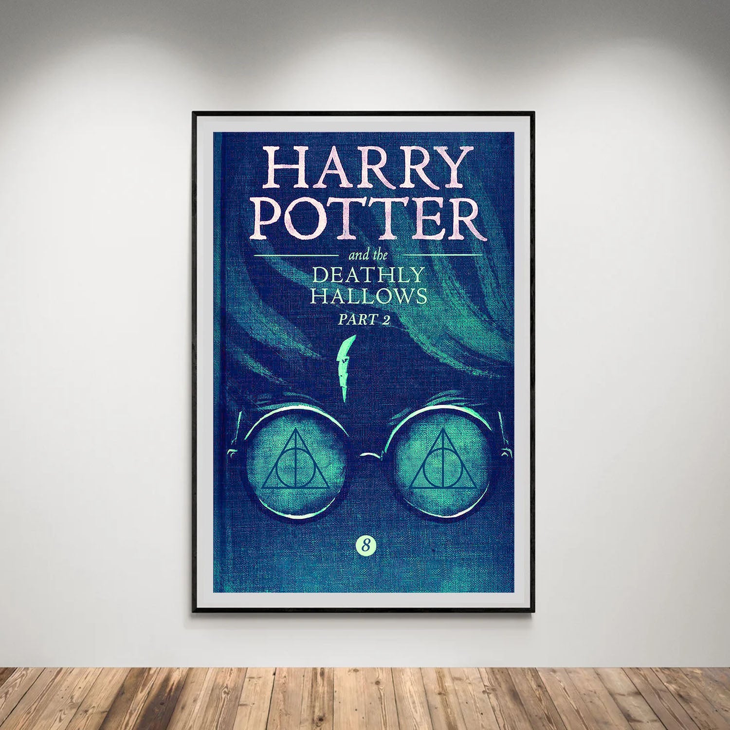 Flex Designs Poster Harry Potter and the Deathly Hallows Part 2 Bookcover 5 x 7" Home Goods - Movie 2011 Movie Poster