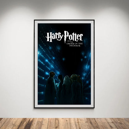 Flex Designs Poster Harry Potter and the Order of the Phoenix Minimalist 5 x 7" Home Goods - Movie 2007 Movie Poster