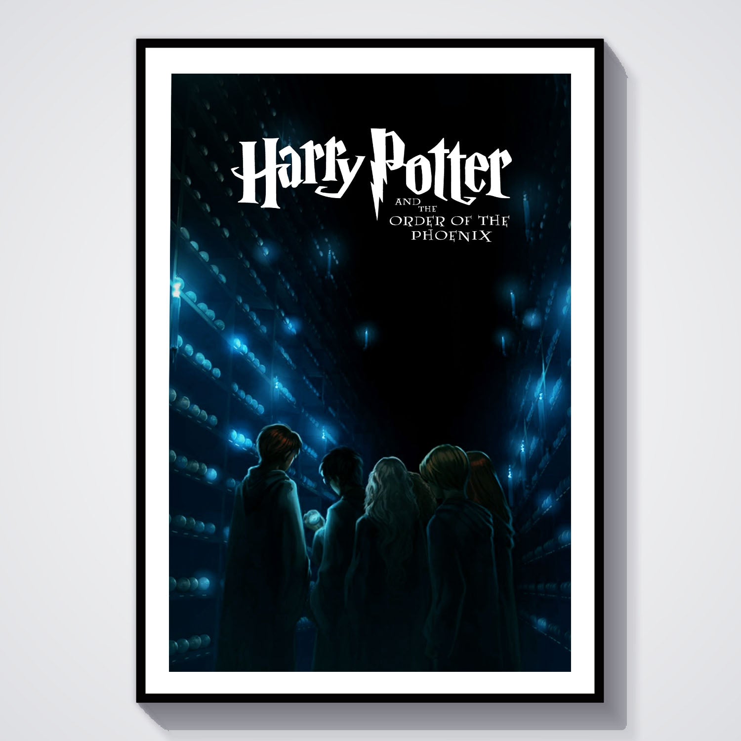 Flex Designs Poster Harry Potter and the Order of the Phoenix Minimalist 8 x 10" Home Goods - Movie 2007 Movie Poster