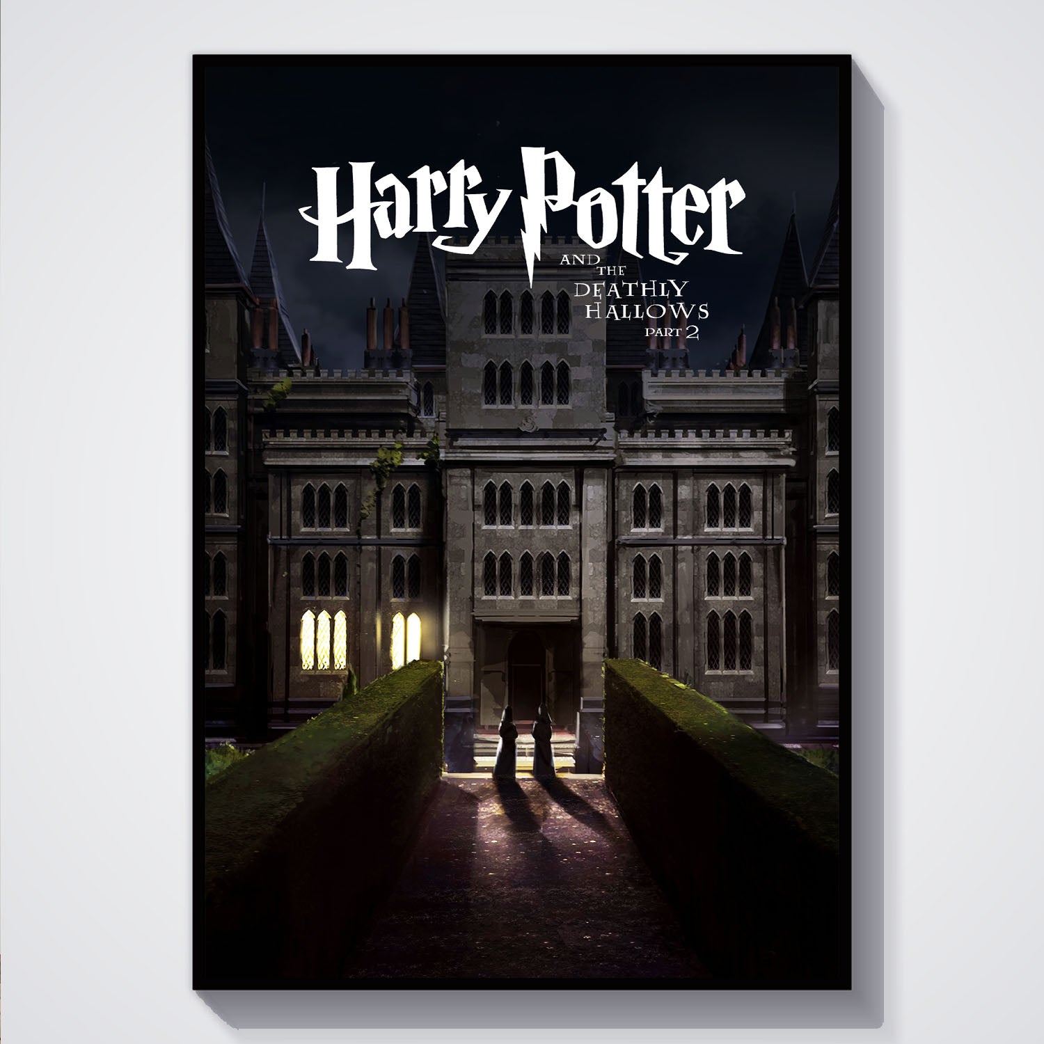 Flex Designs Poster Harry Potter and the Deathly Hallows Part 2 Minimalist 5 x 7" Home Goods - Movie 2011 Movie Poster