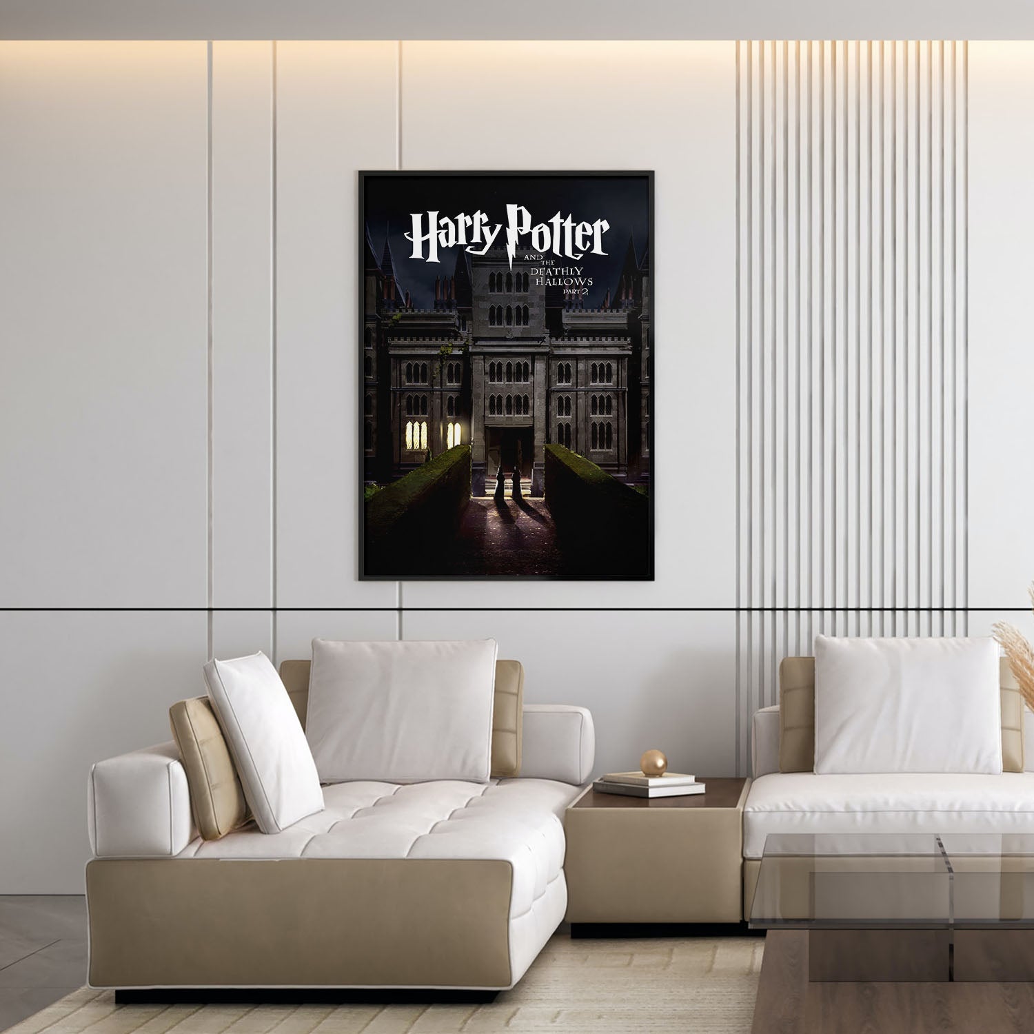 Flex Designs Poster Harry Potter and the Deathly Hallows Part 2 Minimalist 5 x 7" Home Goods - Movie 2011 Movie Poster