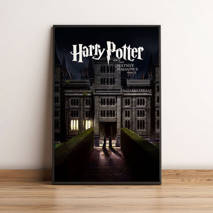 Flex Designs Poster Harry Potter and the Deathly Hallows Part 2 Minimalist 5 x 7" Home Goods - Movie 2011 Movie Poster