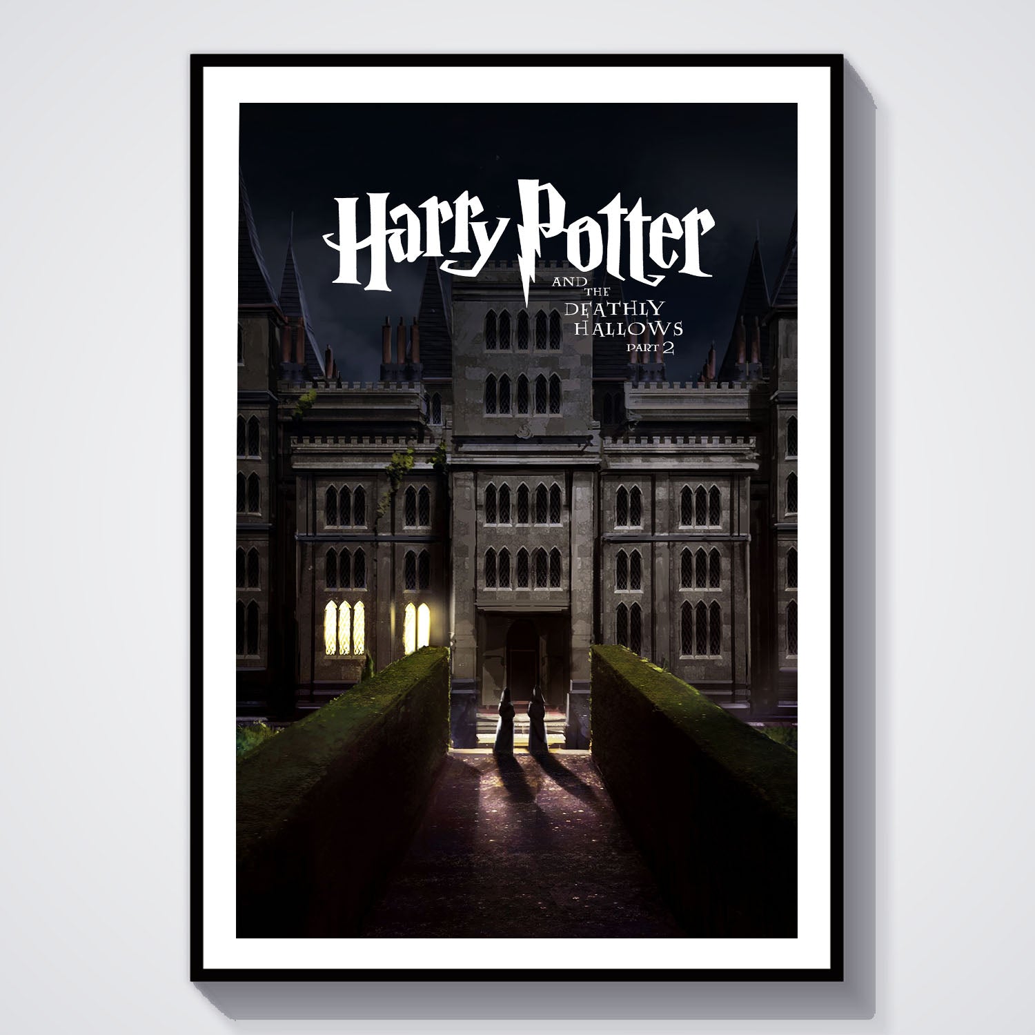 Flex Designs Poster Harry Potter and the Deathly Hallows Part 2 Minimalist 8 x 10" Home Goods - Movie 2011 Movie Poster