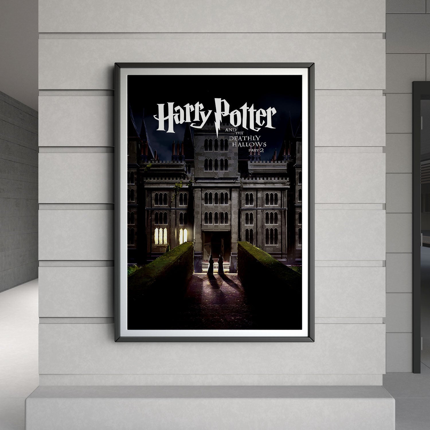 Flex Designs Poster Harry Potter and the Deathly Hallows Part 2 Minimalist 8 x 10" Home Goods - Movie 2011 Movie Poster