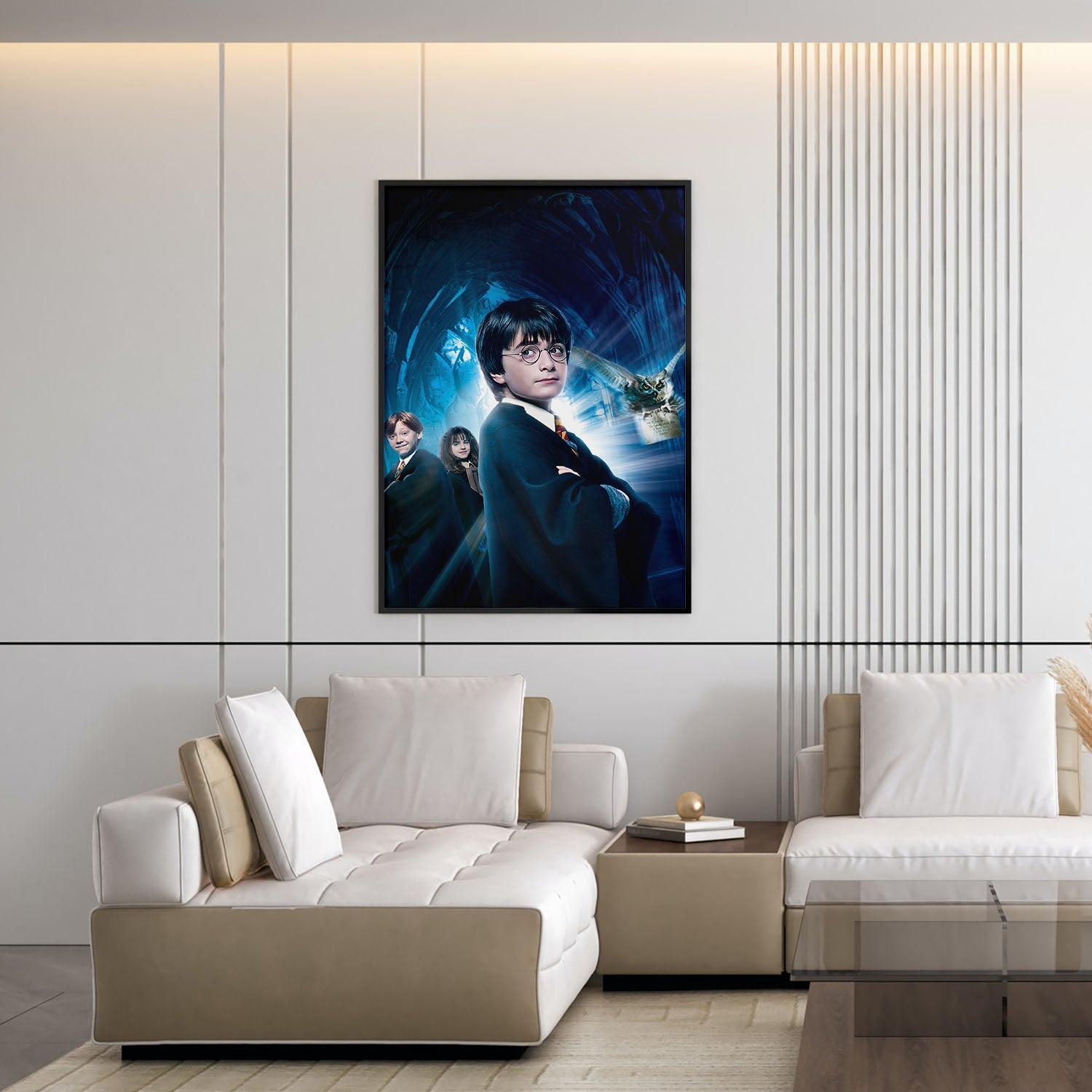 Flex Designs Poster Harry Potter and the Philosophers Stone Textless 5 x 7" Home Goods - Movie 2001 Movie Poster
