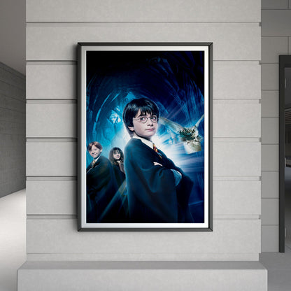 Flex Designs Poster Harry Potter and the Philosophers Stone Textless 8 x 10" Home Goods - Movie 2001 Movie Poster