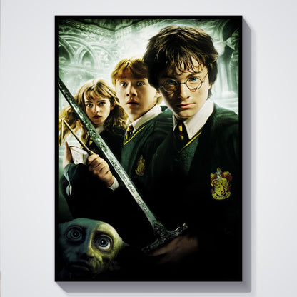 Flex Designs Poster Harry Potter and the Chamber of Secrets Textless 5 x 7" Home Goods - Movie 2002 Movie Poster