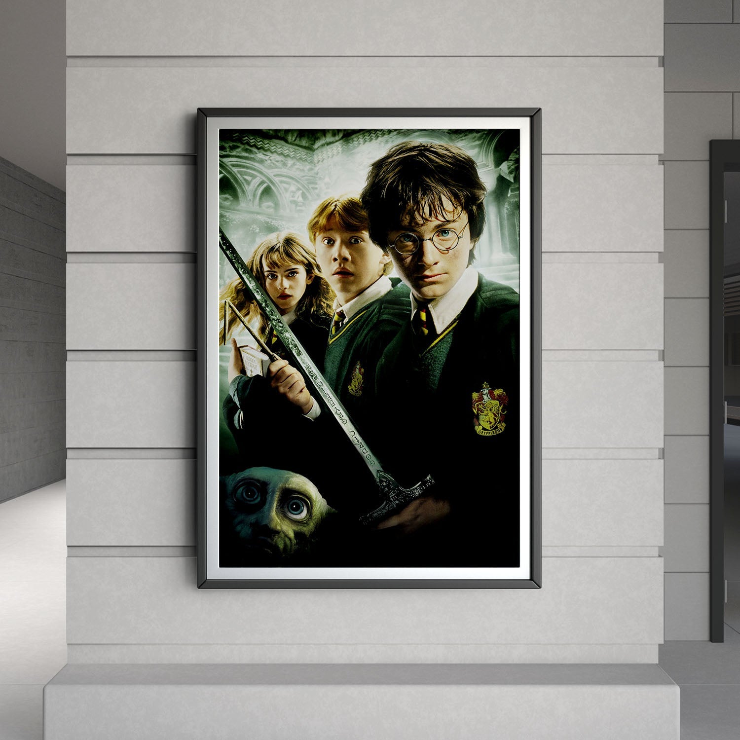 Flex Designs Poster Harry Potter and the Chamber of Secrets Textless 8 x 10" Home Goods - Movie 2002 Movie Poster