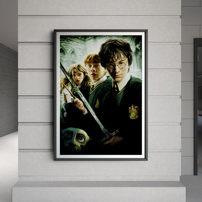 Flex Designs Poster Harry Potter and the Chamber of Secrets Textless 8 x 10" Home Goods - Movie 2002 Movie Poster