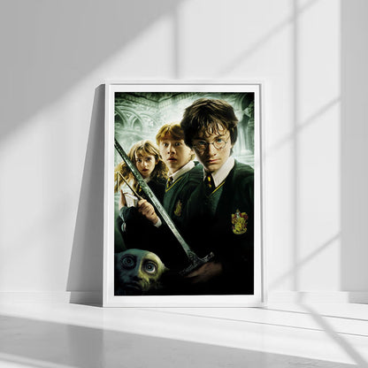 Flex Designs Poster Harry Potter and the Chamber of Secrets Textless 8 x 10" Home Goods - Movie 2002 Movie Poster