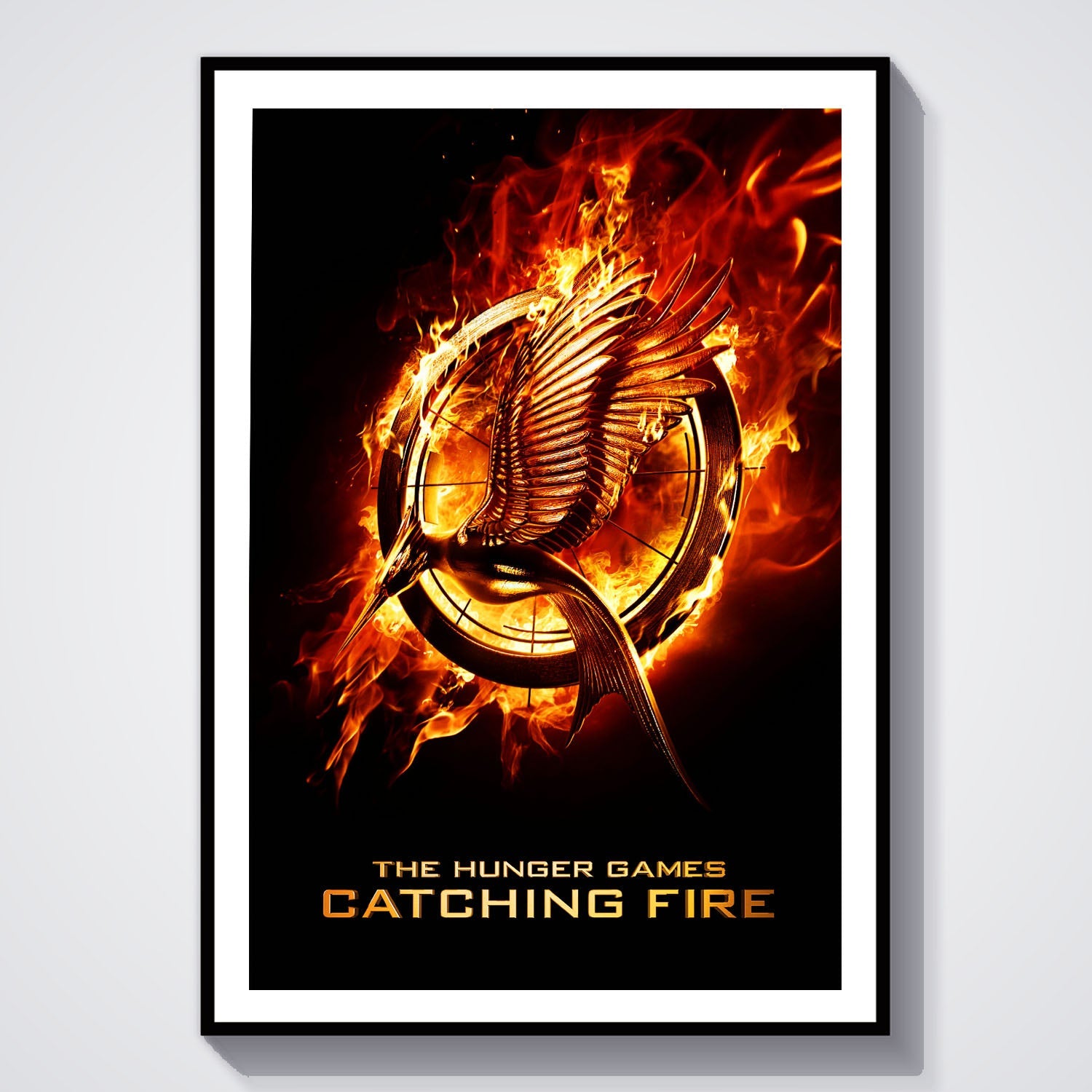 Flex Designs Poster The Hunger Games Catching Fire Minimalist 8 x 10" Home Goods - Movie 2013 Movie Poster