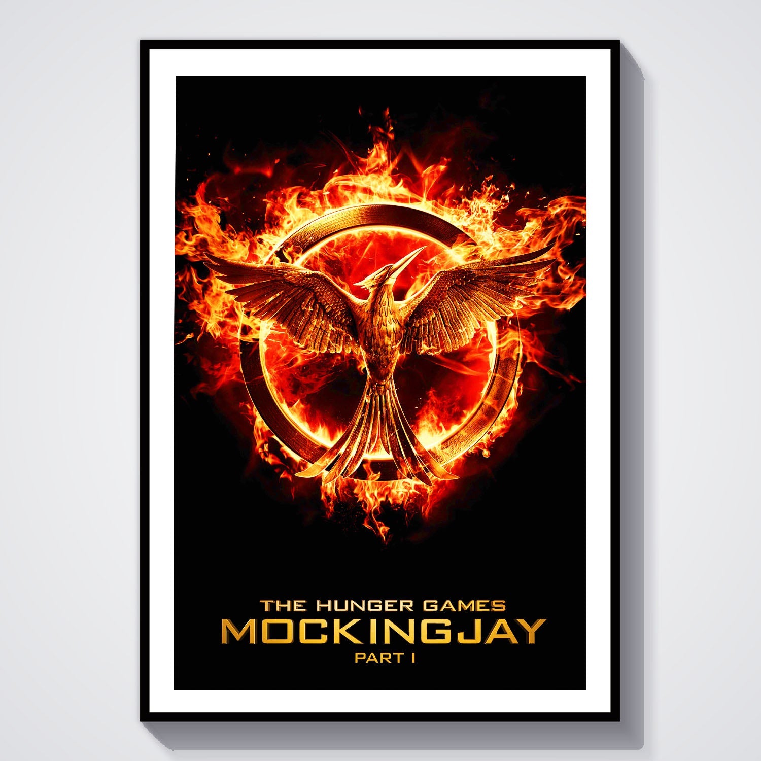 Flex Designs Poster The Hunger Games Mockingjay - Part 1 Minimalist 8 x 10" Home Goods - Movie 2014 Movie Poster