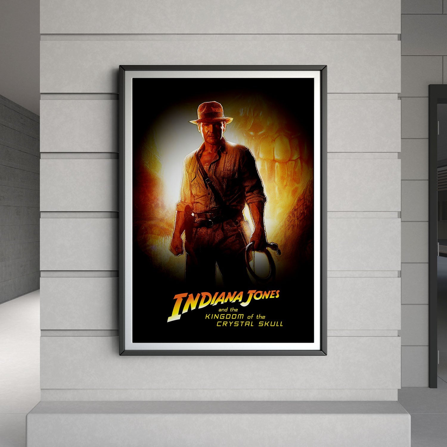Flex Designs Poster Indiana Jones and the Kingdom of the Crystal Skull 8 x 10" Home Goods - Movie 2008 Movie Poster