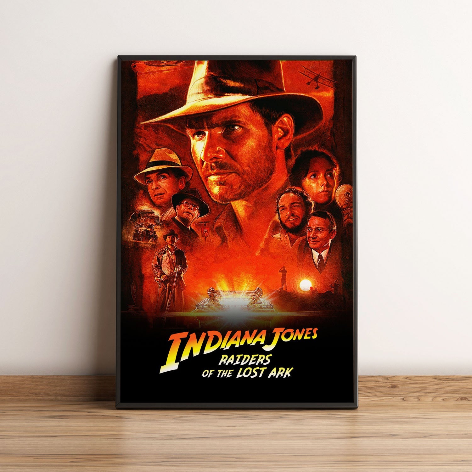 Flex Designs Poster Indiana Jones Raiders of the Lost Ark Classic 5 x 7" Home Goods - Movie 1981 Movie Poster