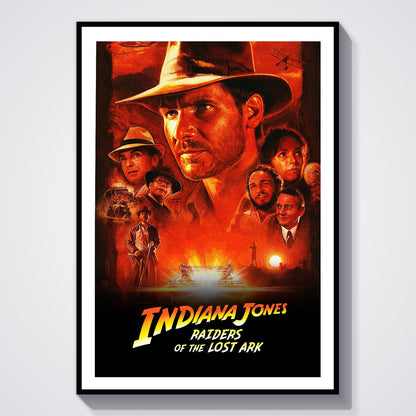 Flex Designs Poster Indiana Jones Raiders of the Lost Ark Classic 8 x 10" Home Goods - Movie 1981 Movie Poster