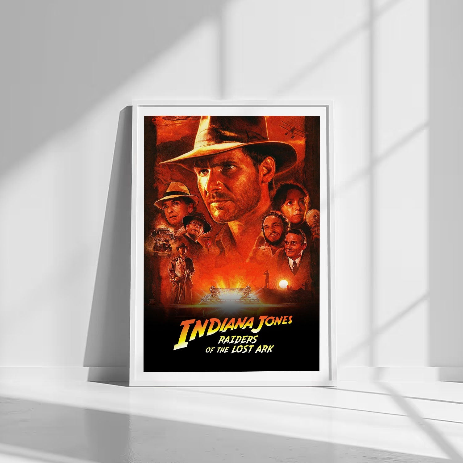 Flex Designs Poster Indiana Jones Raiders of the Lost Ark Classic 8 x 10" Home Goods - Movie 1981 Movie Poster