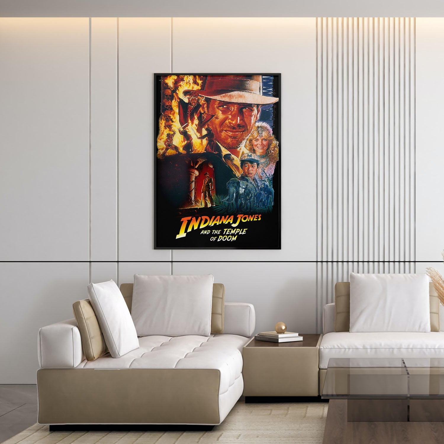 Flex Designs Poster Indiana Jones and the Temple of Doom Classic 5 x 7" Home Goods - Movie 1984 Movie Poster
