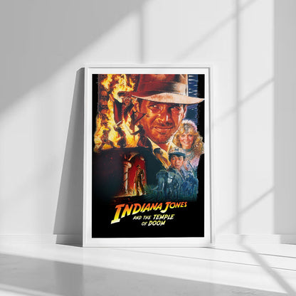 Flex Designs Poster Indiana Jones and the Temple of Doom Classic 8 x 10" Home Goods - Movie 1984 Movie Poster