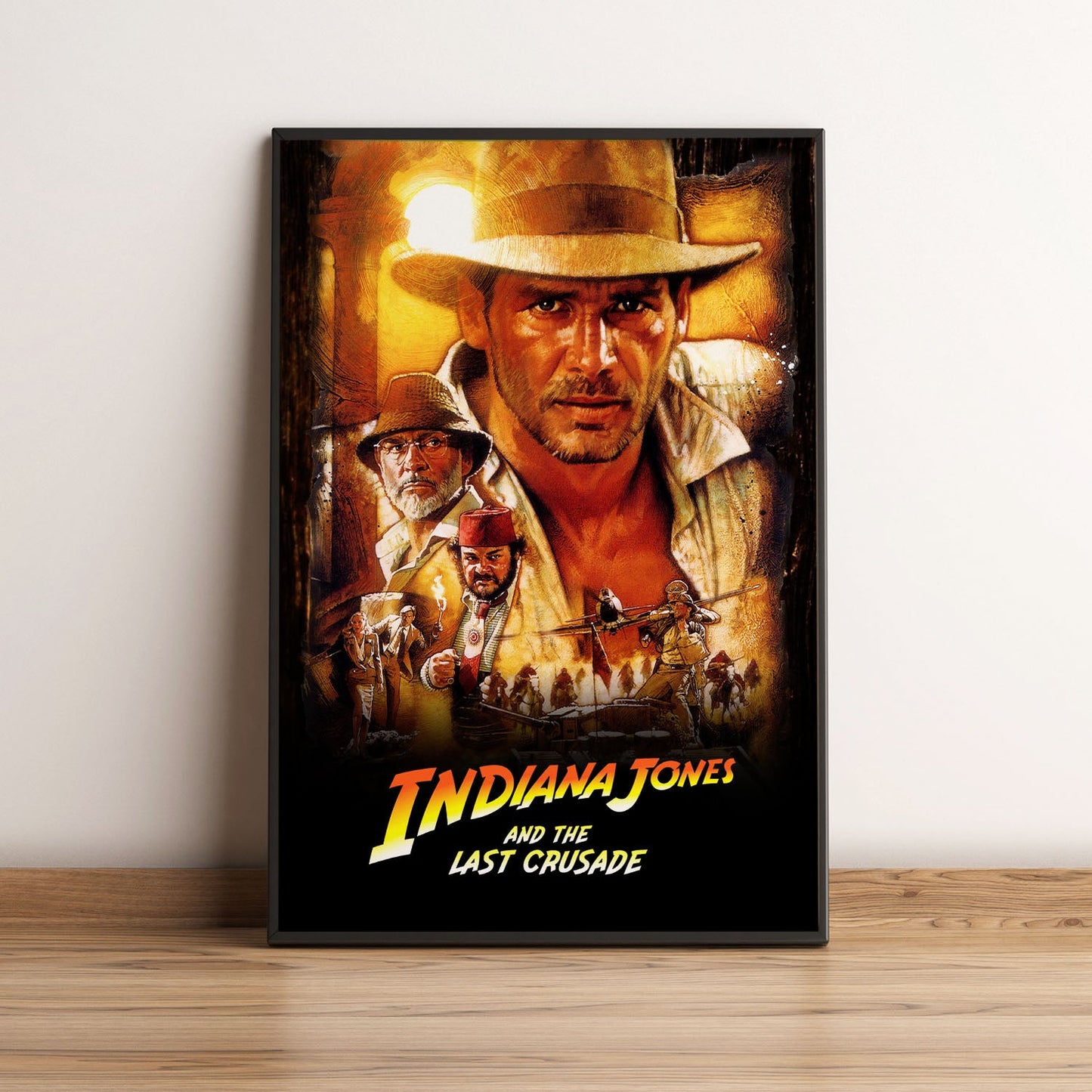 Flex Designs Poster Indiana Jones and the Last Crusade Classic 5 x 7" Home Goods - Movie 1989 Movie Poster