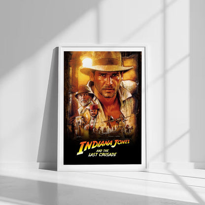 Flex Designs Poster Indiana Jones and the Last Crusade Classic 8 x 10" Home Goods - Movie 1989 Movie Poster