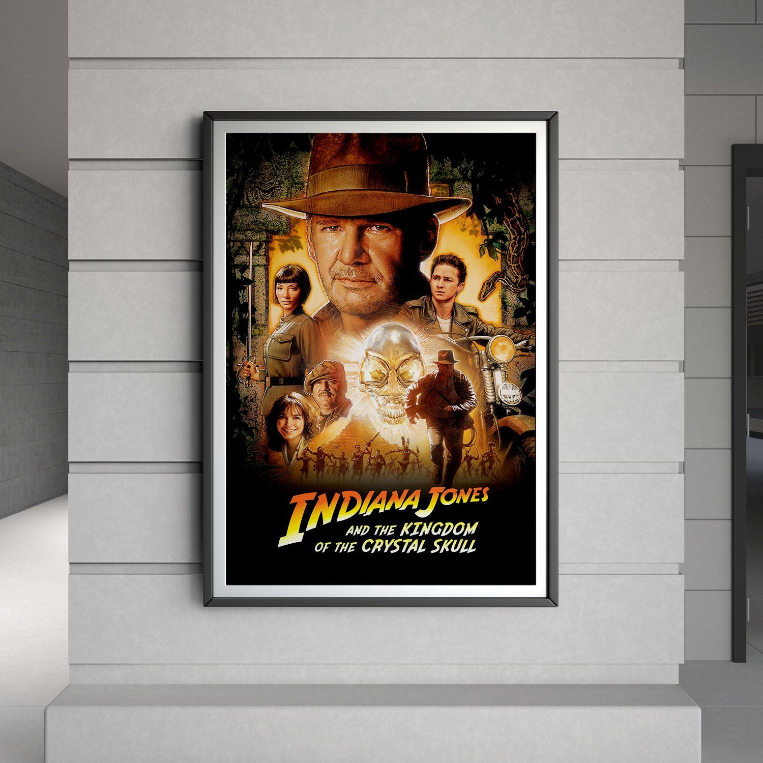 Flex Designs Poster Indiana Jones and the Kingdom of the Crystal Skull Classic 8 x 10" Home Goods - Movie 2008 Movie Poster