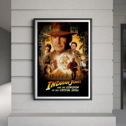 Flex Designs Poster Indiana Jones and the Kingdom of the Crystal Skull Classic 8 x 10" Home Goods - Movie 2008 Movie Poster