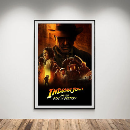 Flex Designs Poster Indiana Jones and the Dial of Destiny Classic 5 x 7" Home Goods - Movie 2023 Movie Poster