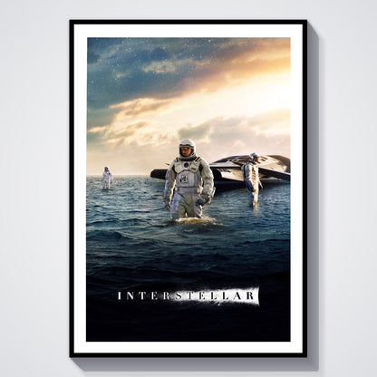 Flex Designs Poster Interstellar Cinematic 8 x 10" Home Goods - Movie 2014 Movie Poster