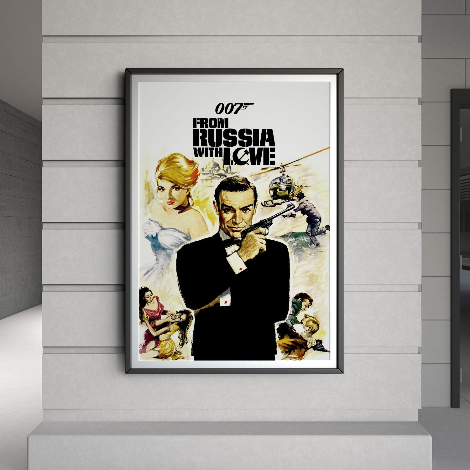 Flex Designs Poster From Russia with Love 8 x 10" Home Goods - Movie 1963 Movie Poster