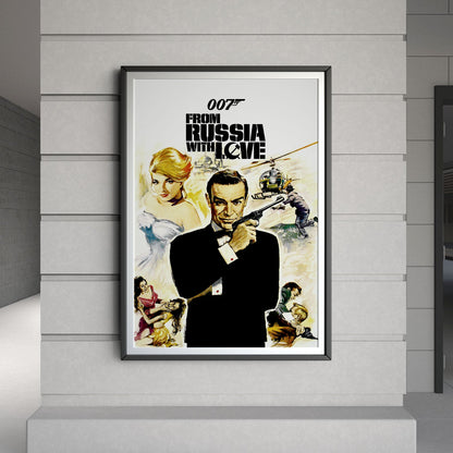 Flex Designs Poster From Russia with Love 8 x 10" Home Goods - Movie 1963 Movie Poster