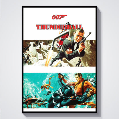 Flex Designs Poster Thunderball 5 x 7" Home Goods - Movie 1965 Movie Poster