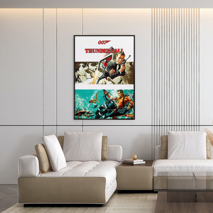 Flex Designs Poster Thunderball 5 x 7" Home Goods - Movie 1965 Movie Poster