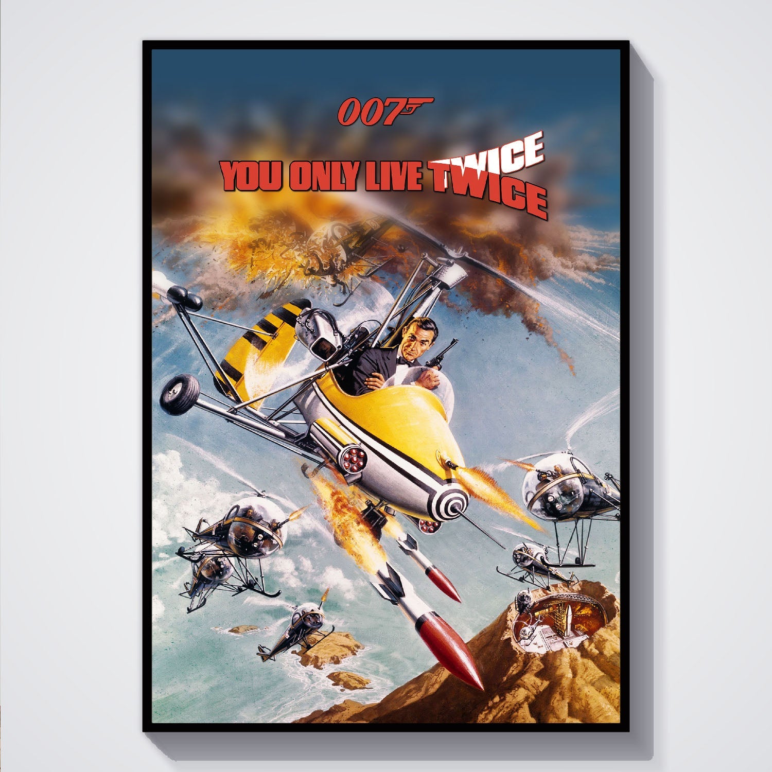 Flex Designs Poster You Only Live Twice 5 x 7" Home Goods - Movie 1967 Movie Poster